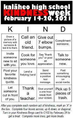 Kindness Week--February 14-20